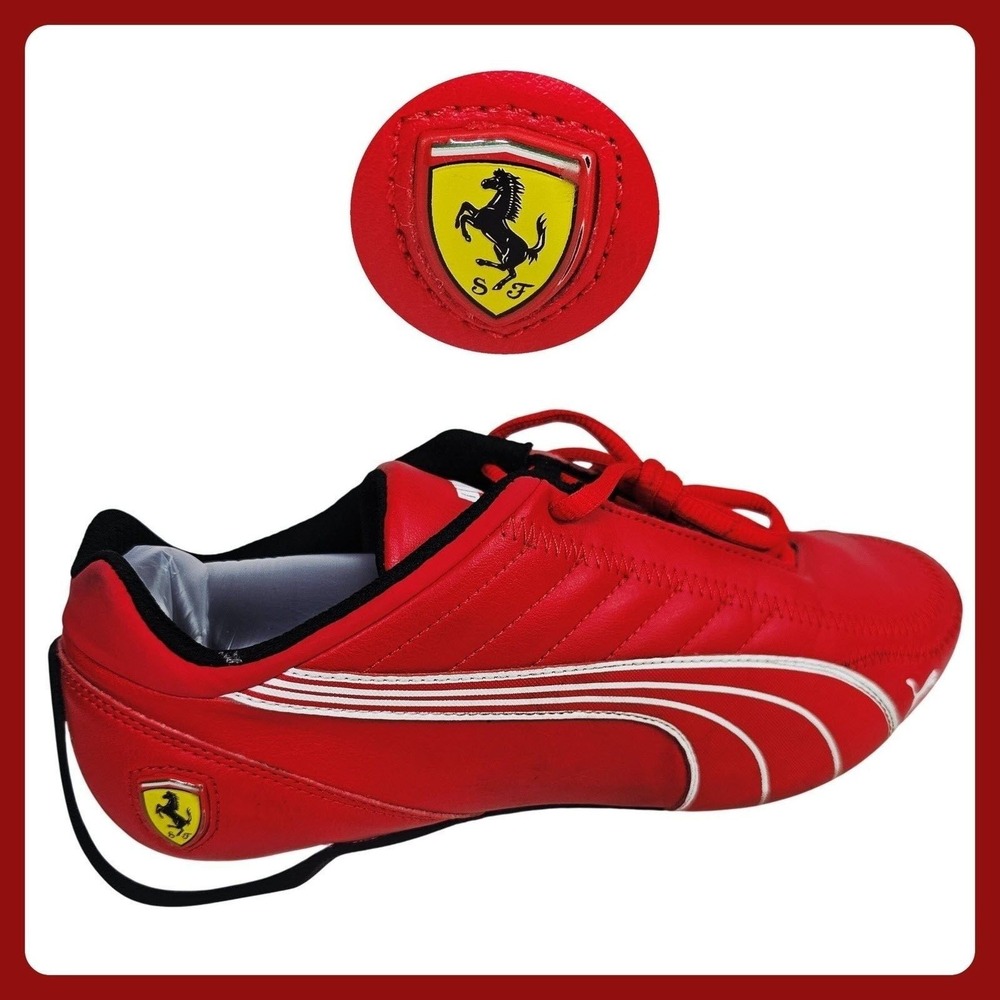 Puma Ferrari Future Cat Mens Shoes 8.5 US 41 EU Rosso Corsa Red Driving Sneakers